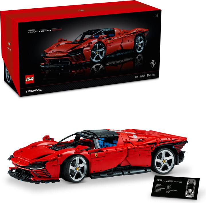 Produktbild LEGO Ferrari Daytona (42143, LEGO Technic)