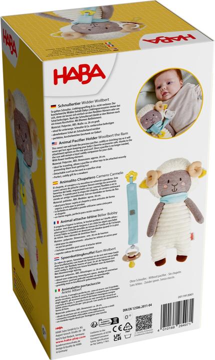 Produktbild Haba Schnullertier Widder Wollbert (1 x, bis 2 Jahre)