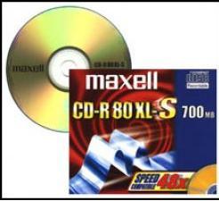 Actual product image Maxell CD-R 700Mb 52x (50 x)