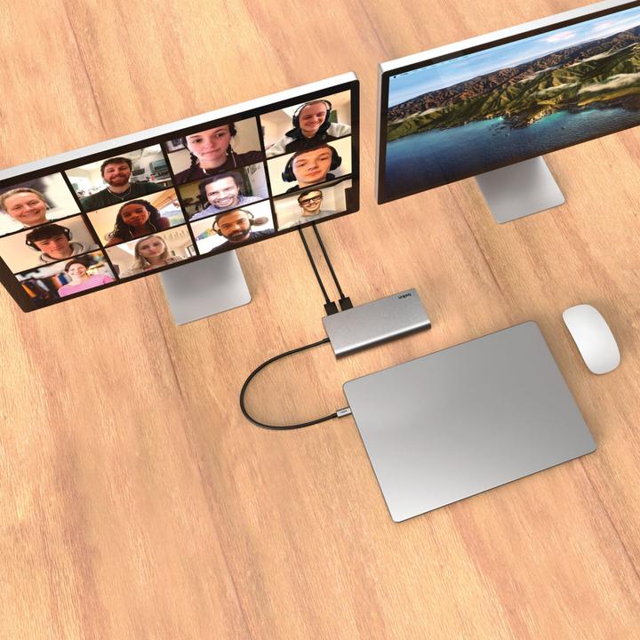 Actual product image Belkin INC015BTSGY-CZ (USB-C, 8 Ports)