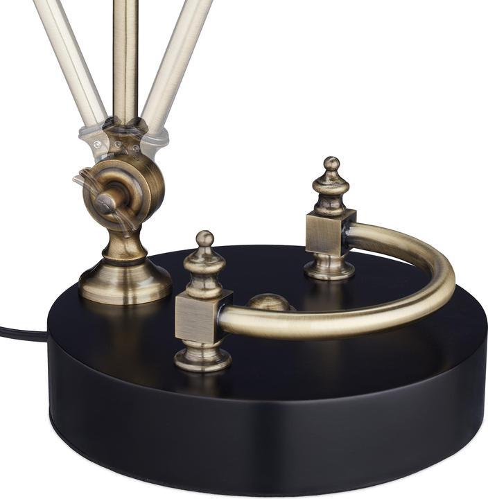 Image du produit Relaxdays Lampe de banquier (E27)