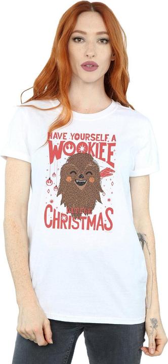Image du produit Star Wars - T-shirt WOOKIEE LITTLE CHRISTMAS - Femme (L)