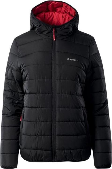 Image du produit Hi-TEXT Femme Hi-Tec Halden 2-en-1 Veste de trekking réversible Noir-Rouge Taille XL (XL)
