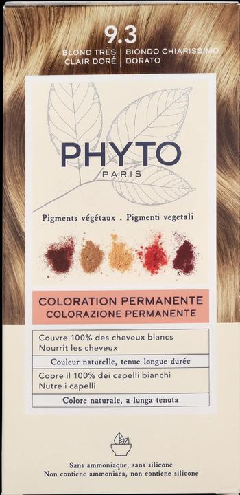 Phyto Phytocolor Permanent Color (9.3-rubio dorado muy claro)