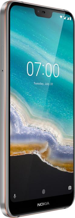 Produktbild Nokia 7.1 (64 GB, Steel, 5.80", Hybrid Dual SIM, 12 Mpx, 4G)