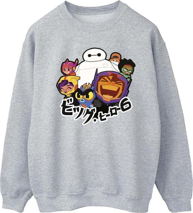 Immagine prodotto Disney Big Hero 6 Baymax Group Manga Felpa Uomo (M)