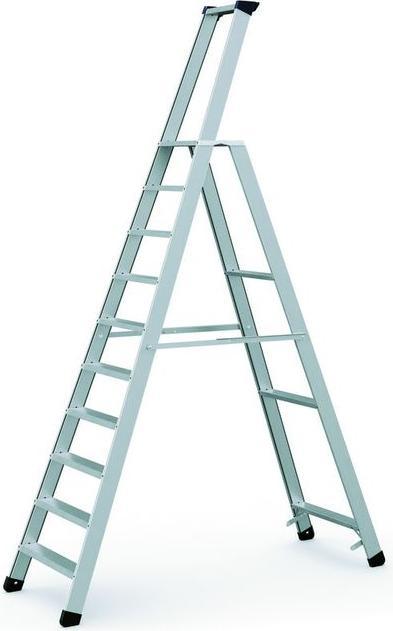 Produktbild Zarges Stufen-Stehleiter einseitig begehbar (Stehleiter, 305 cm)