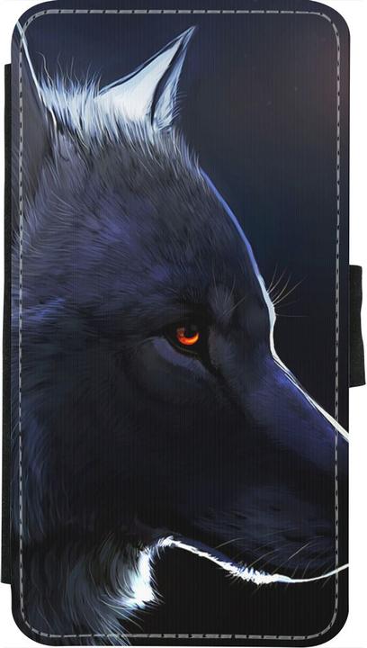 Actual product image PhoneLook Cover Wallet black Wolf Shape (Apple iPhone X)