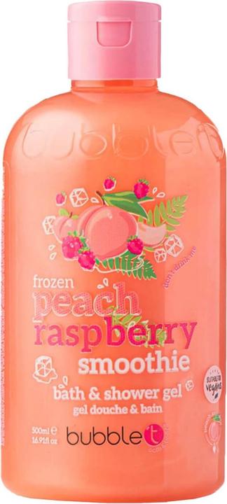 Actual product image Bubble T Peach & Raspberry (500 ml)
