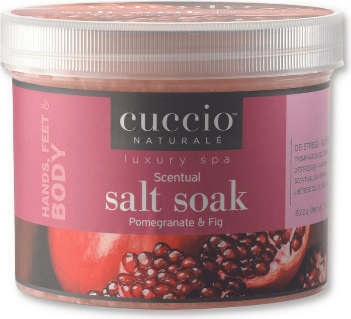 Immagine prodotto Cuccio Scentual Salt Soak - Pomegranate & Fig (Praline da bagno)