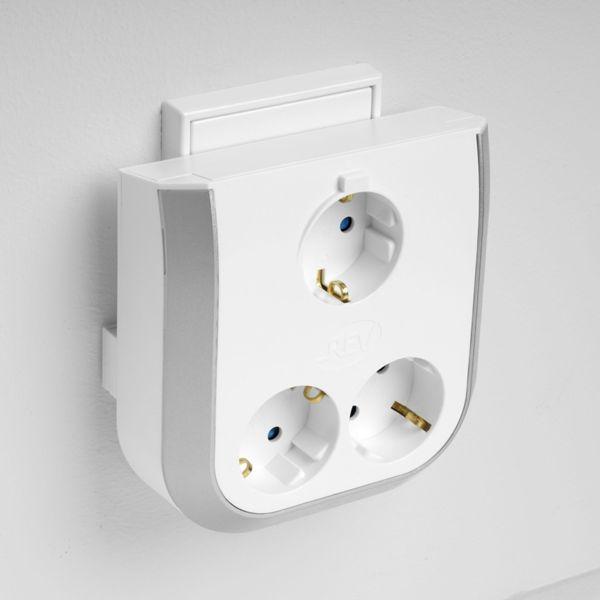 Actual product image REV MultiPower 3-fold socket extension (3 x, CEE 7/3)