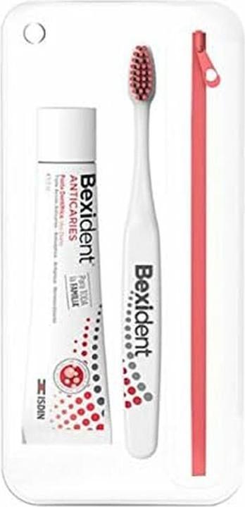 Image du produit Isdin Kit de voyage Bexident Anticaries avec dentifrice et brosse à dents 25ml