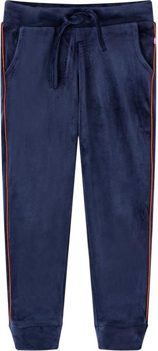 Actual product image VidaXL Children's tracksuit bottoms navy blue 140,Material: 94 (140)