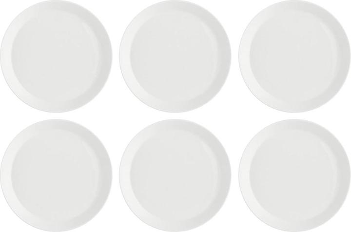 Immagine prodotto La Porcellana Bianca Set di 6 piatti fondi Essenziale Gourmet - Bianco 21,5 cm (21.50 cm)