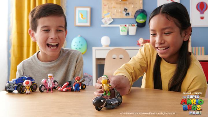 Actual product image Jakks Pacific Super Mario Movie - Figure w/ Kart - Koopa Troopa (6 cm) (417714)