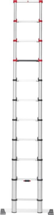 Productafbeelding Hailo FlexLine, aluminium veiligheidstelescopische ladder, 11 sporten (Enkele ladder, 99 cm)