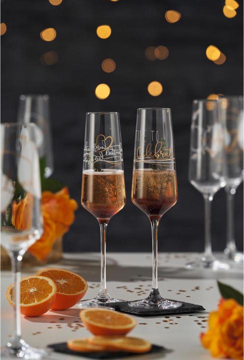 Image du produit Leonardo Flûte à champagne Presente Celebrate 280 ml, 2 pièces, Transparent (22 cl, 2 Verres, Flûtes à champagne)