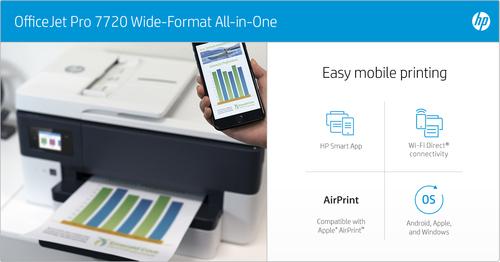 Image du produit HP OfficeJet Pro 7720 (Encre, Couleur)
