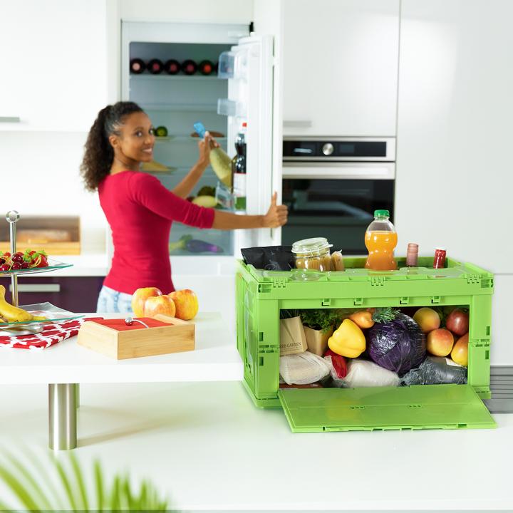 Image du produit Relaxdays Boîte de Transport Pliable couvercle (58.5 x 39.5 x 32.5 cm, 75 l)