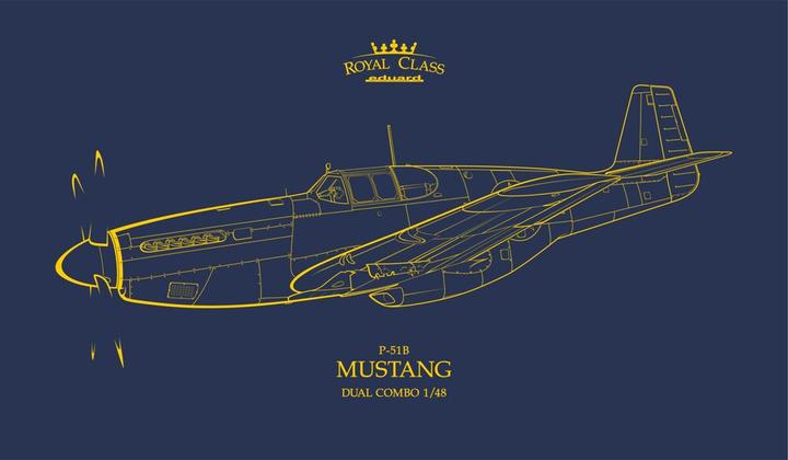 Produktbild Eduard P-51B Mustang 1/48 EDUARD-ROYAL CLASS
