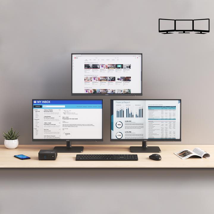 Produktbild MSI Cubi N ADL-006DE (Intel N200, 4 GB, 128 GB, Intel UHD Graphics)