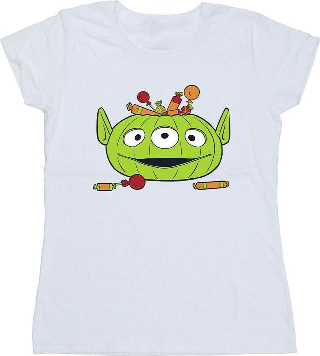 Toy Story Alien Pumpkin Basket TShirt Halloween (S)