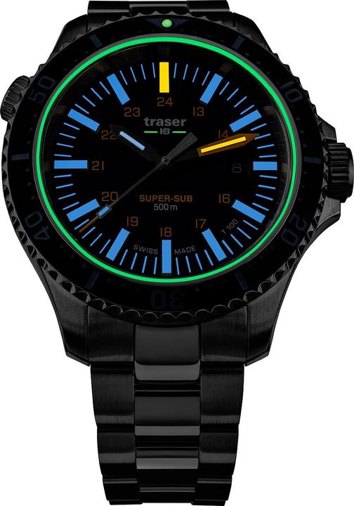Immagine prodotto Traser H3 109372 P67 T100 SuperSub Blu 46mm 50ATM (46 mm)