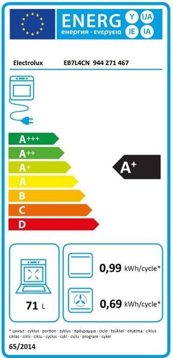 Energy Label Electrolux EB7L4CN