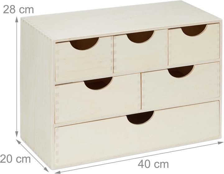 Actual product image Relaxdays Shelving System with Drawers