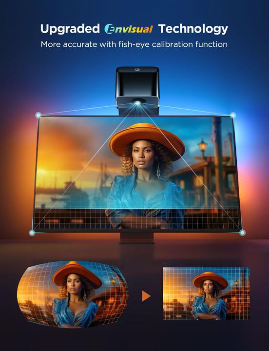Produktbild Govee TV Backlight (Warmweiss, RGBIC, 360 cm, Indoor)