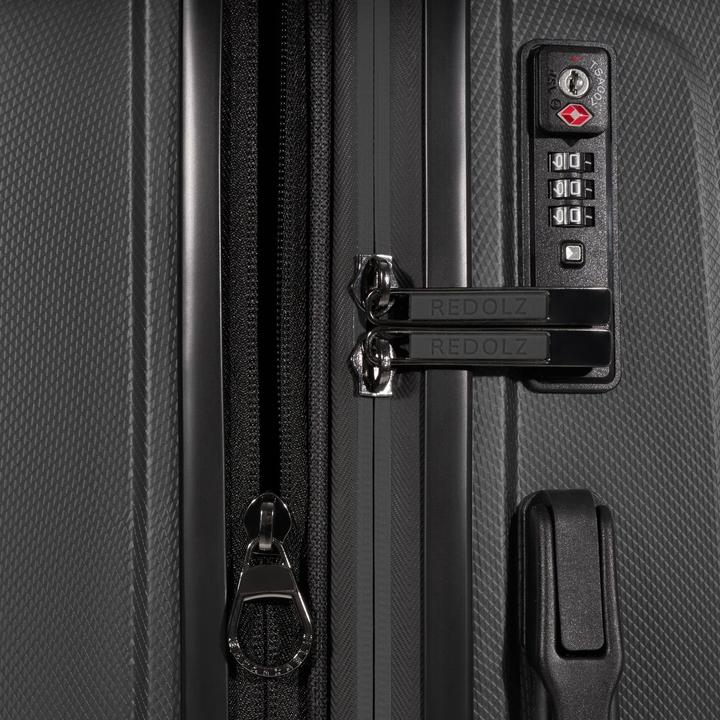 Actual product image Redolz Essentials 14 4-wheel suitcase set 3-piece with stretch fold (250 l, XL (from 140l))