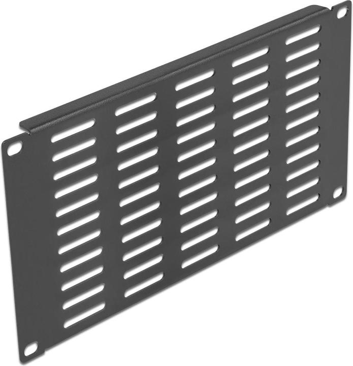 Actual product image Delock 10? Network cabinet panel with ventilation slots horizontal 3 U black