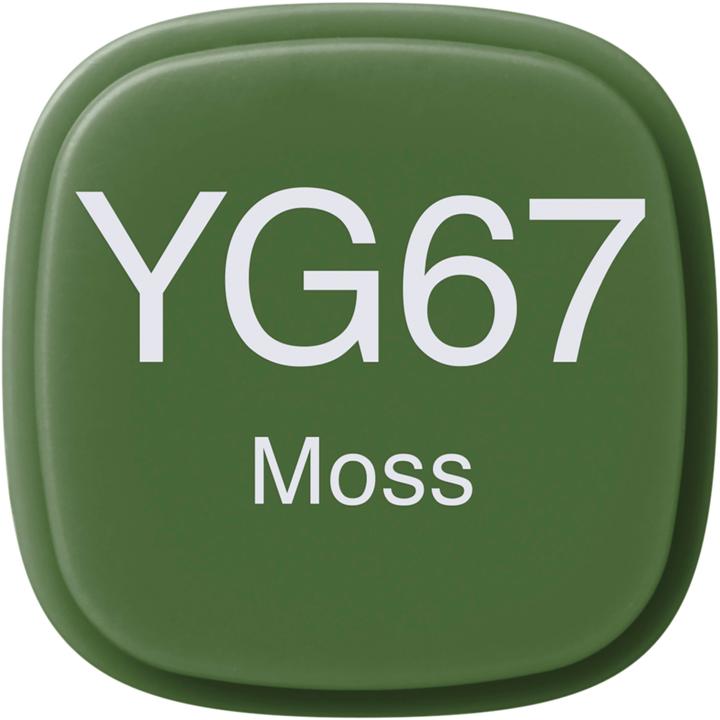 Actual product image Copic Graphic marker Classic type YG - 67 (YG67 - Moss, 1 x)