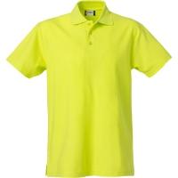 Poloshirt Clique Basic 028230, Baumwolle, warnschutz grün, Grösse 3XL (3XL)