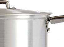 Actual product image Kinvara aluminum saucepan with lid 18cm (Pot, Aluminium)