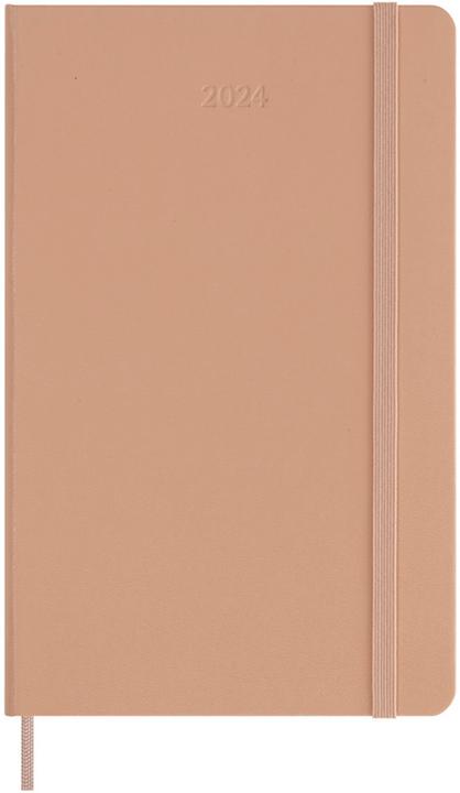 Actual product image Moleskine 12 Month Weekly Note Calendar 2024, Large/A5, Sand Brown (A5, Hardcover, English)