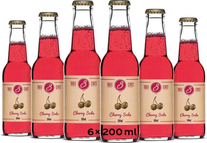 Produktbild Three Cents Cherry Soda (6 x 20 cl)