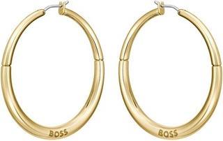 Actual product image Hugo Boss - Gold-plated hoop earrings June 1580570