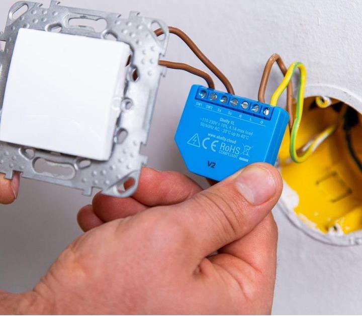 Produktbild Shelly WLAN-Schaltaktor 1L WiFi-Relais