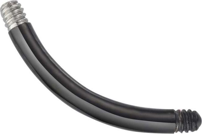 Image du produit Bijouteria Tige de piercing (Acier chirurgical 316L, Revêtement PVD (noir))