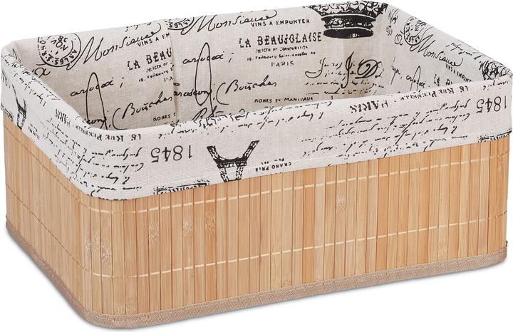Produktbild Relaxdays Aufbewahrungskorb (1 x, 38 x 28.5 x 16.5 cm)