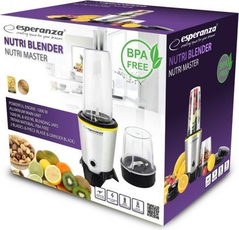 Actual product image Esperanza EKM028 NUTRI MASTER - Blender 1L. 1000W (1000 W)