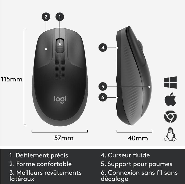 Actual product image Logitech M190 (Wireless)