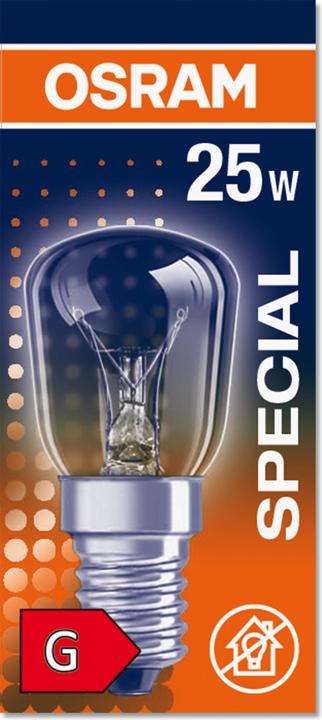 Produktbild Osram Kühlschranklampe T (E14, 25 W, 160 lm, 1 x, G)