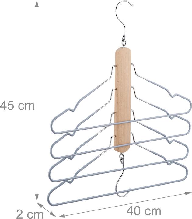 Image du produit Relaxdays Cintre multiple (4 x)
