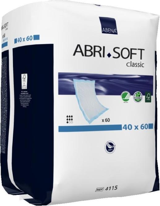 Actual product image Abena Krankenunterlage Einweg 40x60cm 45g (60 x)