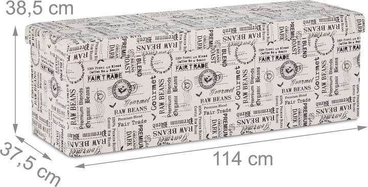 Actual product image Relaxdays Bench (114 cm)