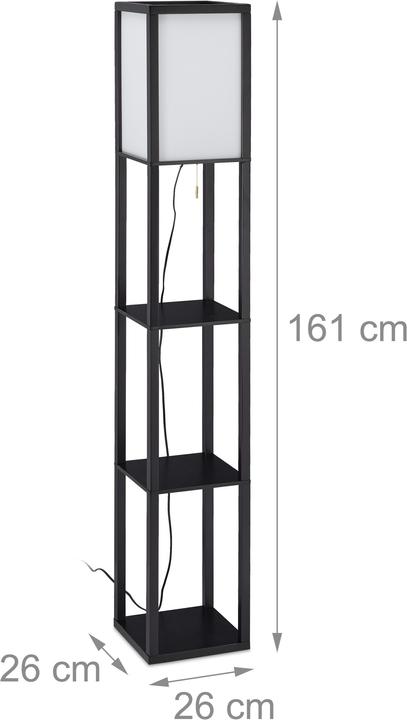Actual product image Relaxdays Floor lamp (E27)