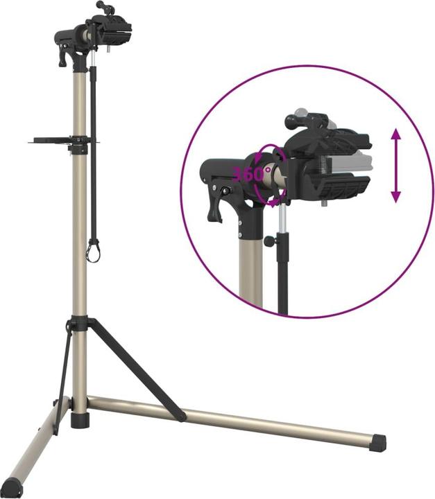 Produktbild VidaXL Fahrrad-Montageständer Faltbar Verstellbar 102-160 cm