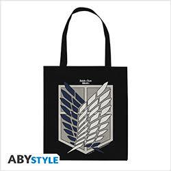 Actual product image ABYstyle Attack On Titan Tote Bag : Scout Badge